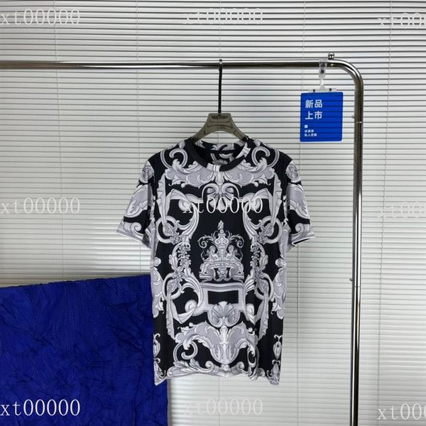 

22ss designer letter printed t shirts tee sweatshirt fashion high street short sleeves summer casual t-shirt breathable men women 273b, Black;brown