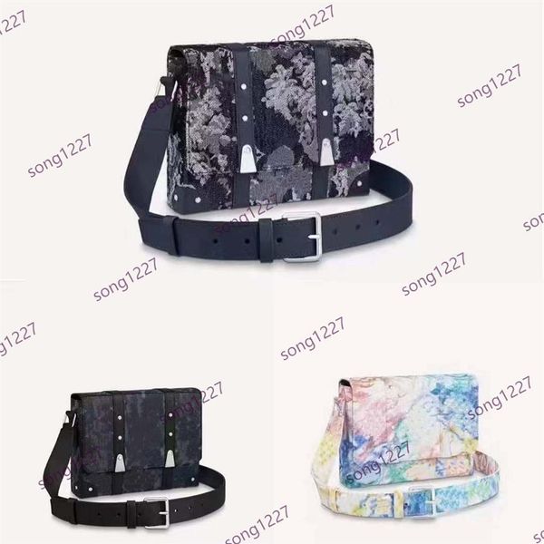 

luxurys designers single shoulder bags l 57271new hand bag men's 282 satchel 45661 messagebag small postman for slanting suit2190