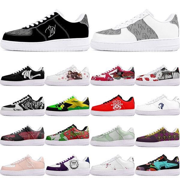 

DIY shoes winter comfortable autumn mens Leisure shoes one for men women platform lovely sneakers Classic cartoon graffiti trainers comfortable sports 5573