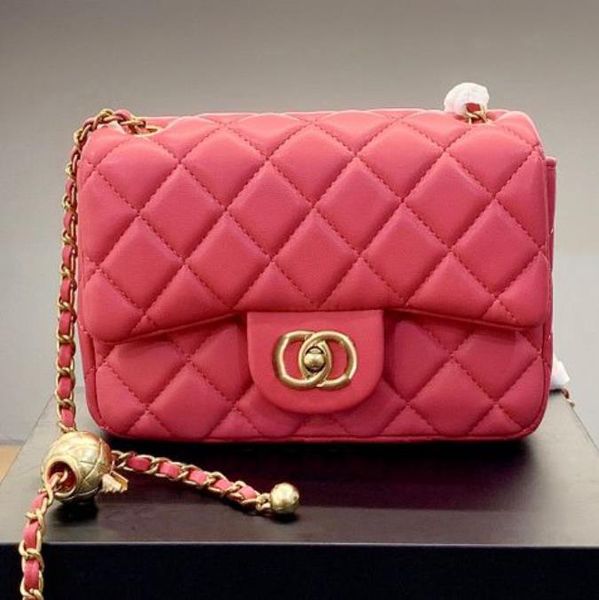 

designer bags shoulder bag totes bags chain bagss clutch flap luxury caviar handbag check velour thread purse double letters solid hasp wais