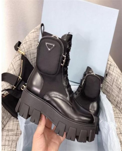

designer boots classic nonslip rois martin shoes nylon military desert combat short booties leather lining removable 8087670, Black