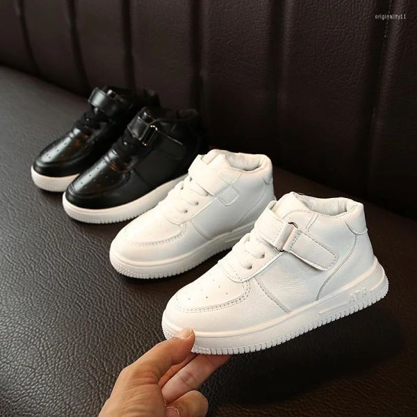 

athletic shoes autumn winter sneakers kids sports for girls casual boys fashion children girl footwear white black