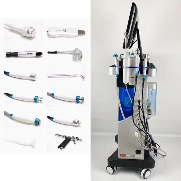 

beauty salon microdermabrasion 12 in 1 professional micro crystal vertical hydraulic skin grinding machine