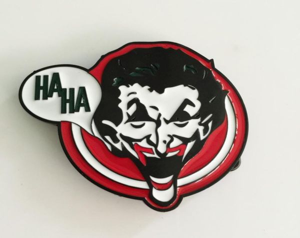 

the joker cowboys belt buckle woman man jeans jewelry accessories metal belt head fit 4cm wide belts1727727, Slivery;black