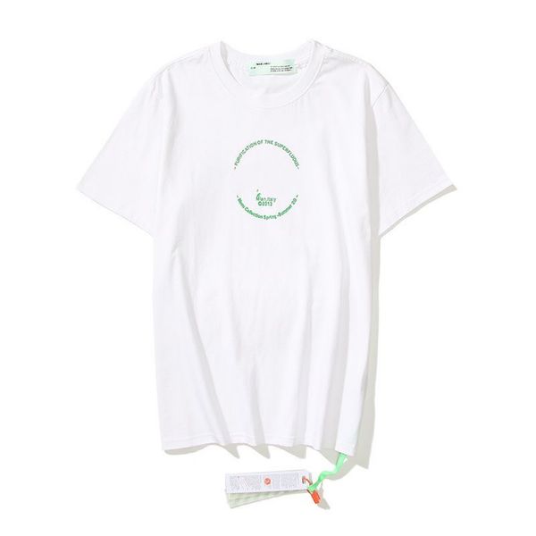 

men's t-shirts george clothing ofs white street fashion brand couple with sleeve printed letter the back print t shirts for men, White;black