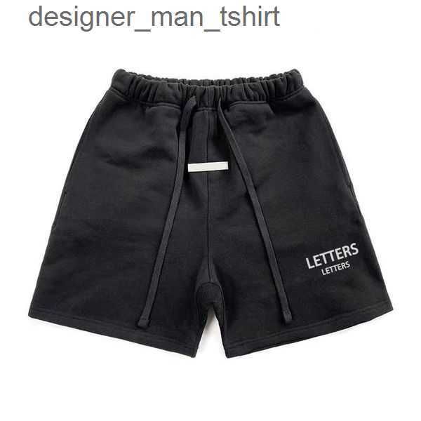 

essentail designer mens shorts essentail shorts clothing apparel essen short cotton sports fashion letter street style tide knee length 15e2, White;black