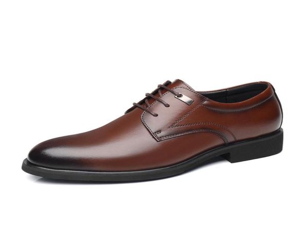 

designer men shoes wedding groom cowhide dress shoes y220908116354, Black