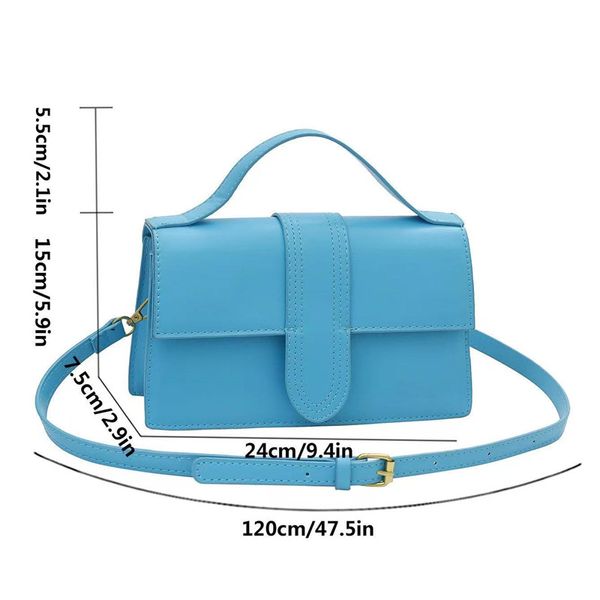 

Women Superior Quality Designer Bag Pure Color Letter Crossbody Bags Internal Interval Handbag Daily Travel Essential Classic Setting Shoulder Bags Free Shipping, M43-14cm