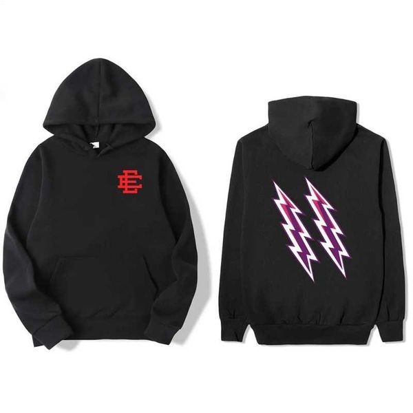 

eric emanuel hoodies sweatshirts long sleeve gym sport ee men basketball basic streetwear hoodies, Black