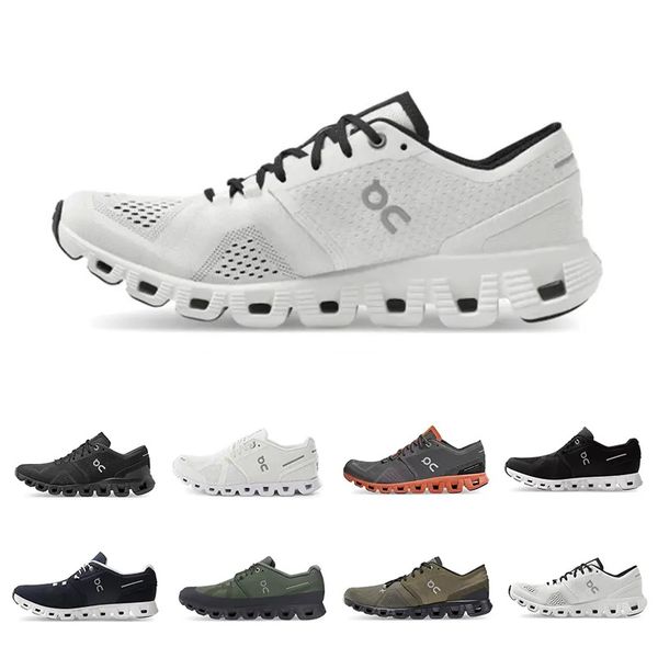 

on cloud x 1 running shoes mens sneaker triple black white sneaker rose sand orange frame ash fashion women men runner cloudnova form traine