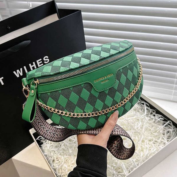 

evening bags luxury women fanny pack waist bag chain shoulder crossbody chest bags belt bag female designer brand purse handbags j230419