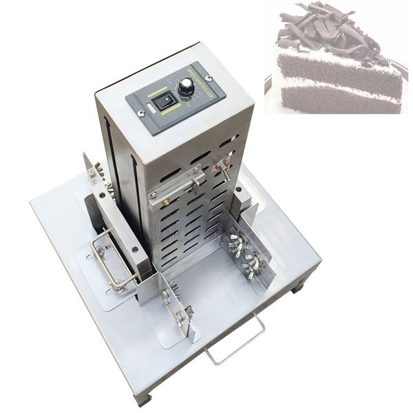 Commercial Fully Automatic Chocolate Shaving Machine Cake Decorating Chocolate Chopping Machine Chip Cookies Making Machine