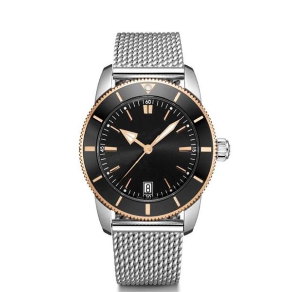 

superocean heritage watch 44 mm b20 steel belt automatic mechanical movement full working men wrist wa cmnx water278z, Slivery;brown