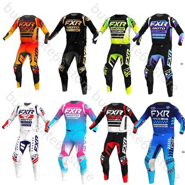 

z96t men's tracksuits 2023 fxr moto gear set dirt bike clothing off road for gasgas motocross jersey motorcycle breathable mx combo h8k, Gray