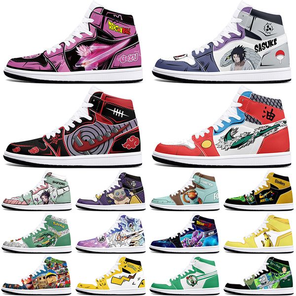 

DIY classics customized basketball shoes 1s sports outdoor for men women antiskid anime comfortable Versatile figure sneakers 36-48 457954