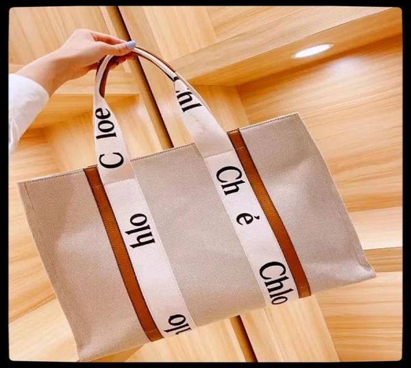 

ladies bags woody tote shopping bag tote bag canvas fashion linen beach bag luxury designer travel crossbody shou3319190