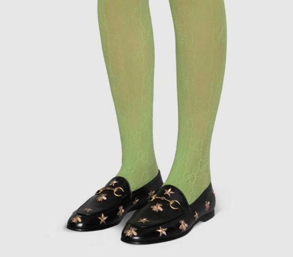 

whole jordaan leather shoes cowhide horsebit shoes woman embroidery stars flatsoled loafers laday lethal2354285, Black