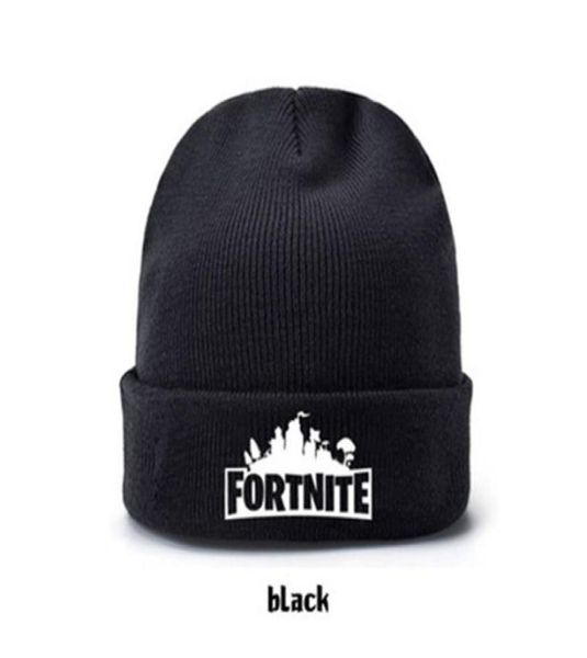 

game battle knitted hat 6 colors hip hop teenager embroidery knitted costume cap winter soft warm girls boys outdoor hat skuilles 9337253, Black;white