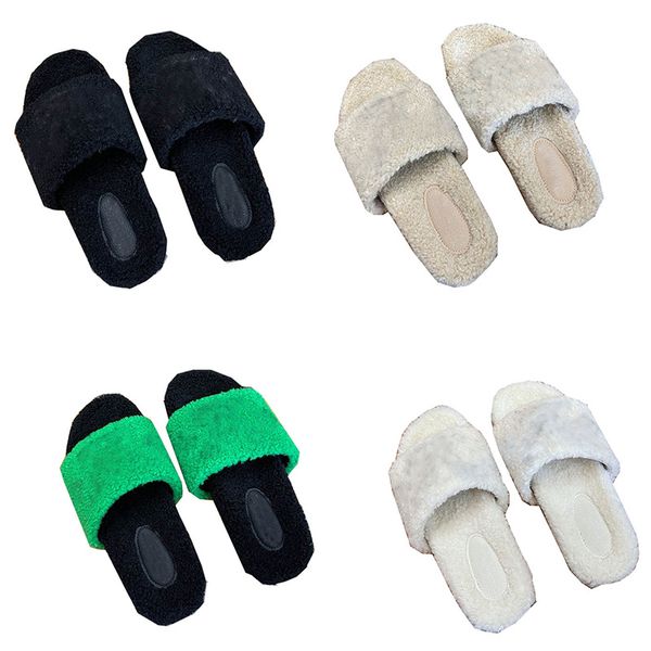 

designers slippers black white plush slipper at dh online store size 36-40 cm