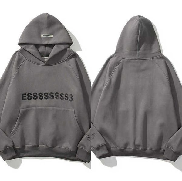 

luxury classics men's tracksuits essentials sweatshirts letter hoodies men women ess sportswear hooded pant coat sweater pullover coup, Gray