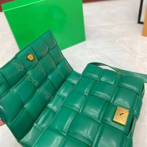 

handbag knitting lady shopping bags gold finish metal woven handbags women fashion classic wild crossbody 2021 ss ladi274f