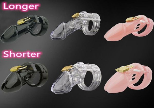 

massage plastic chastity cage male chastity device cock cage with 5 size rings brass lock cock ring locking number tags toys f7643995