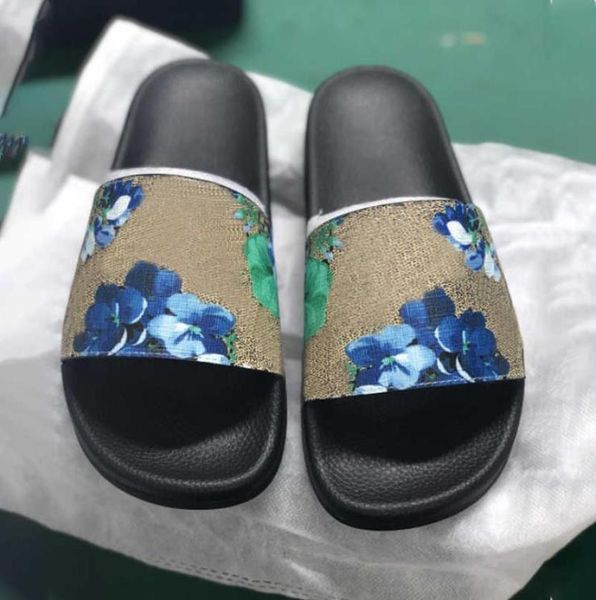 

women sandals designer shoes slides rubber men slipper striped men flip flops luxury slide summer fashion wide flat slippery sanda3049518, Black