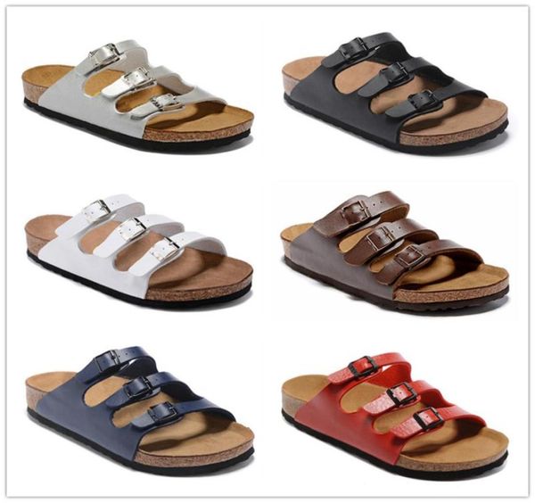 

florida arizona mayari cork slippers sell summer flip flops men women flats sandals casual shoes beach slippers size 342667377, Black