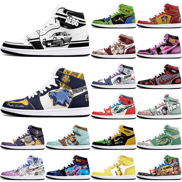 

DIY classics new customized basketball shoes 1s sports outdoor for men women antiskid anime comfortable Versatile figure sneakers 36-48 MJEXX70074_45