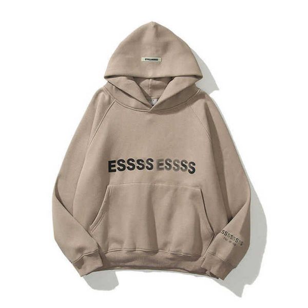 

luxury classics men's sweatshirts esss ential tracksuits letter hoodies men women sportswear hooded pant coat sweater pullover couple, Gray