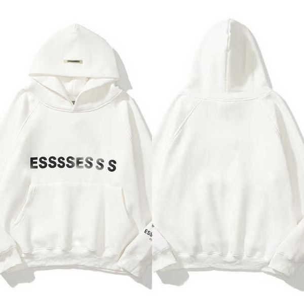 

men's luxury classics tracksuits essss ential sweatshirts letter hoodies men women sportswear hooded pant coat sweater pullover couple, Gray