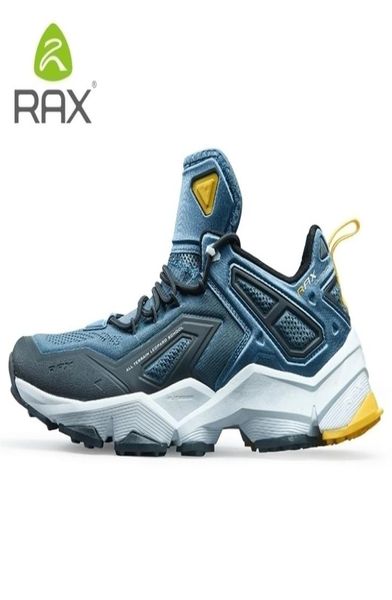 

rax running shoes menwomen outdoor sport shoes breathable lightweight sneakers air mesh upper antislip natural rubber outsole 22068772853, Black