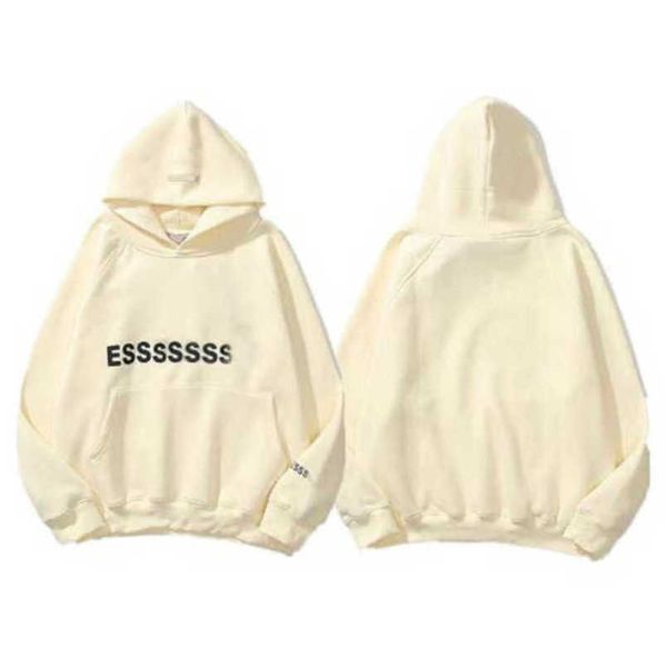 

classics luxury men's tracksuits essss ential sweatshirts letter hoodies men women sportswear hooded pant coat sweater pullover couple, Black