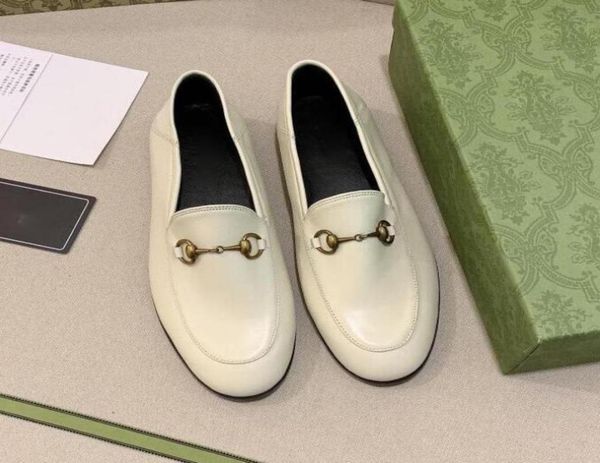 

women princetown sandals loafers autumn winter classic wool pattern warm metal embroidery leather men slippers half slipper buckle7609221, Black