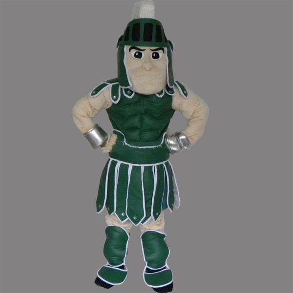 

2018 factory english knight warrior mascot costume green fancy party dress halloween carnival costumes size285p, Red;yellow
