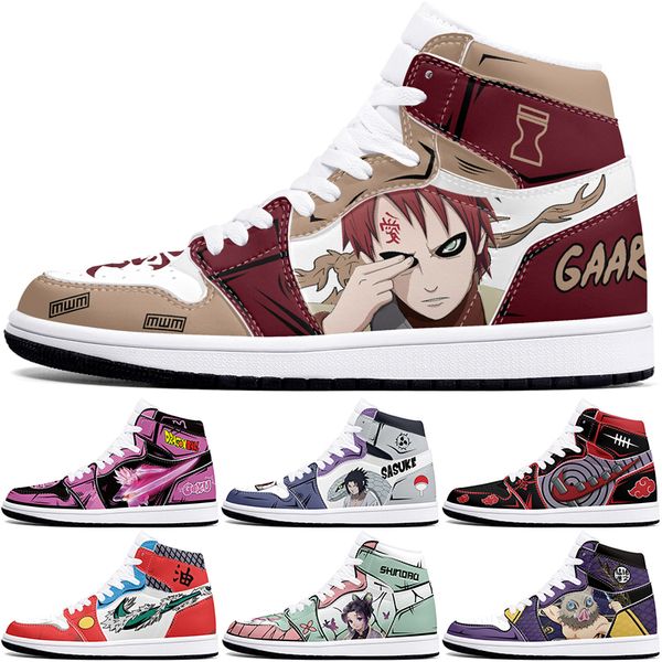 

DIY classics new customized basketball shoes 1s sports outdoor for men women antiskid anime Versatile figure sneakers 36-48 456321