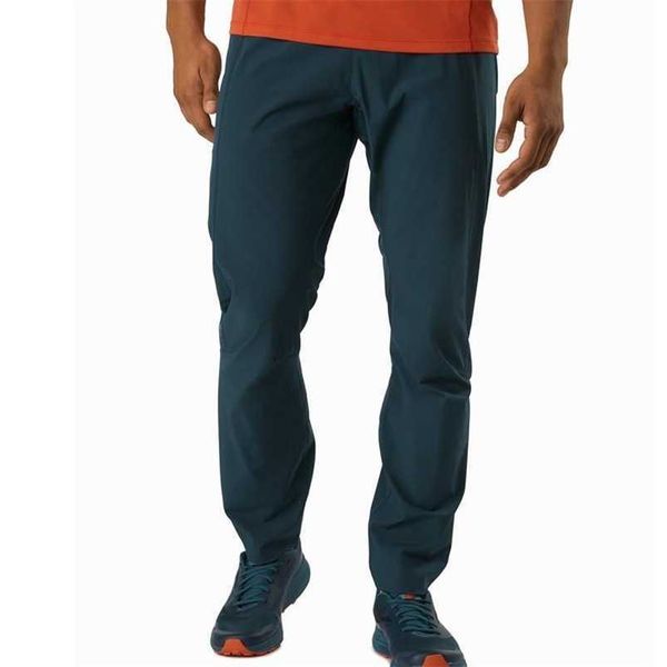 

sports casual pants arcterys clothing comfortable breathable running pantsmen plants good quality logo, Black