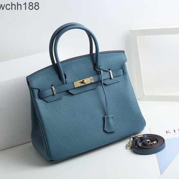 

designer capacity bags women's lychee bag large 2023 pattern leather birkins fashion trend one shoulder handbag uqsr