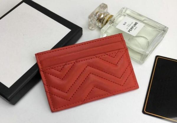 

women fashion classic wallet purse marmont wave pattern black casual credit card id holder leather ultra slim wallets packet bag g9649980, Brown;gray