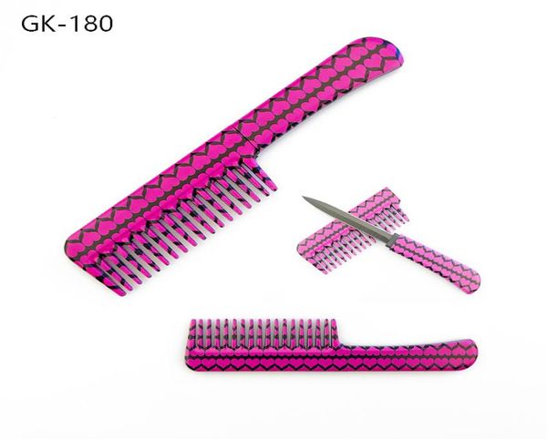

2023 new selfdefense products comb pink small knife for women2855797