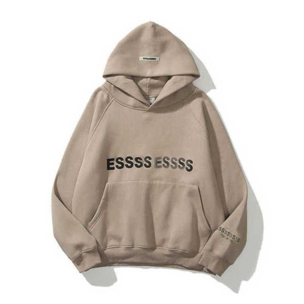 

men's luxury classics sweatshirts essss ential tracksuits letter hoodies men women sportswear hooded pant coat sweater pullover couple, Black