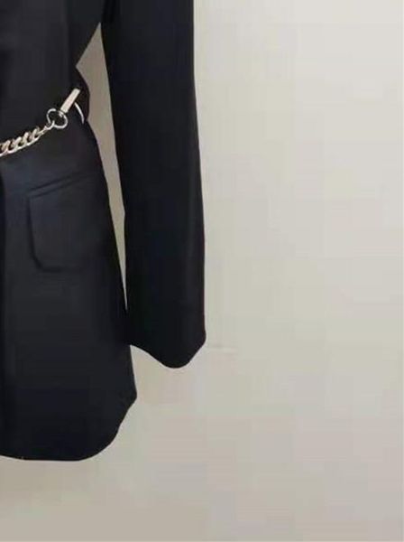 

pants women's blazer coat 2021 new early autumn single button notched long sleeve sashes office ladies suit jacket, White