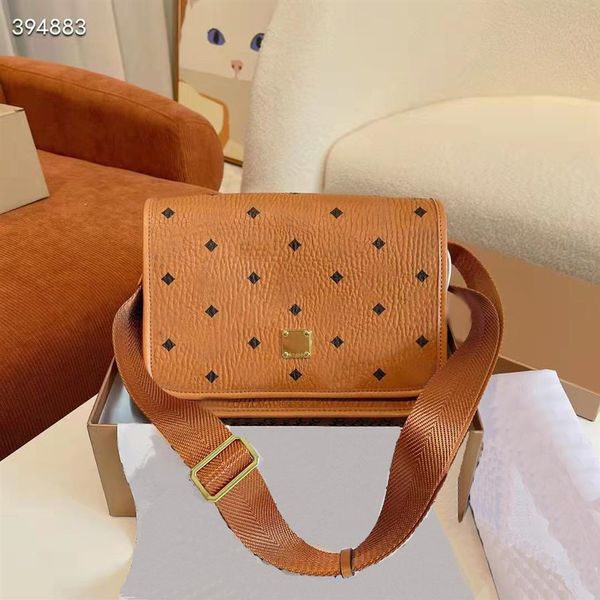 

korea's fashion messenger bag men's classic print messengerbag women's shoulder bags334m