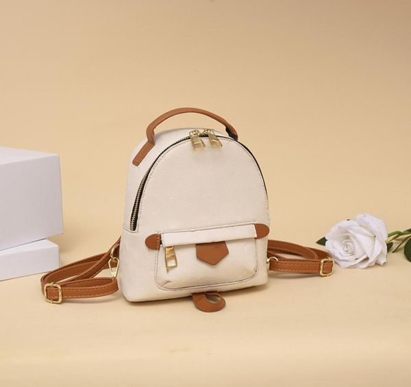 

brand designer bags famous women palm springs mini embossed backpack girl backpacks men printing pu leather shoulder s1786647