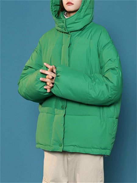 

leather eotvotee fall winter jacket korean fashion coats 2022 new parkas, Black