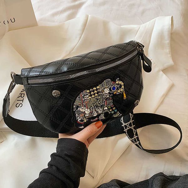 

evening bags 2023 new women waist bag pu leather fanny pack waist belt bag for women luxury shoulder crossbody chest bag purses and handbag