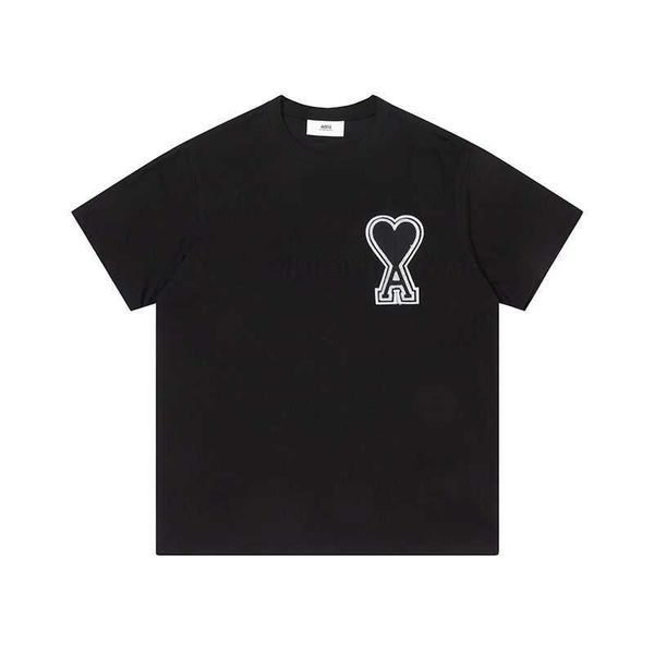 

t shirts for men women love amis couples original and quality ake new short women's sleeved summer t-shirt fashion brand round neck pur, White;black