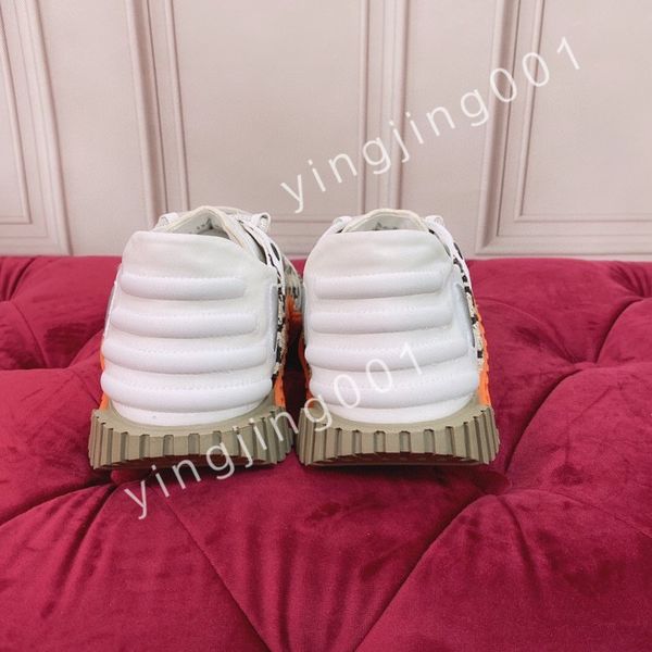 

fashion men shoe designer women lace up platform sneakers white black mens womens casual shoes