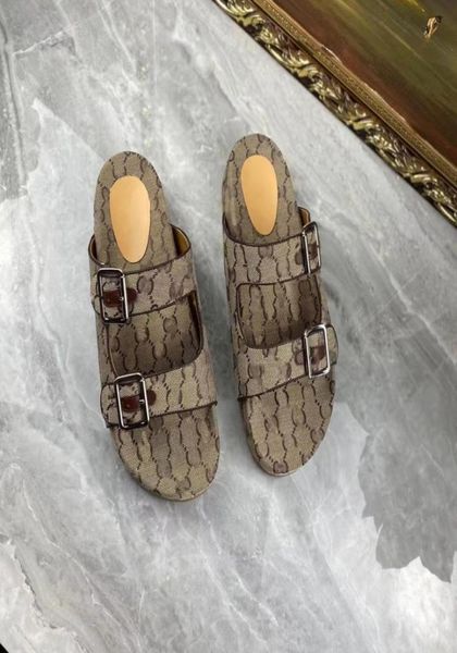 

luxury designers men slippers slide sandal with straps summer outdoor fashion mens canvas slipper multicolor slides beach shoes8391534, Black