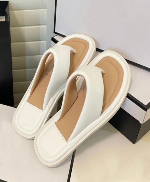 

summer flipflop design ladies slippers round head cloud color flat heel platform slippers fashion casual slipper 35406654110, Black